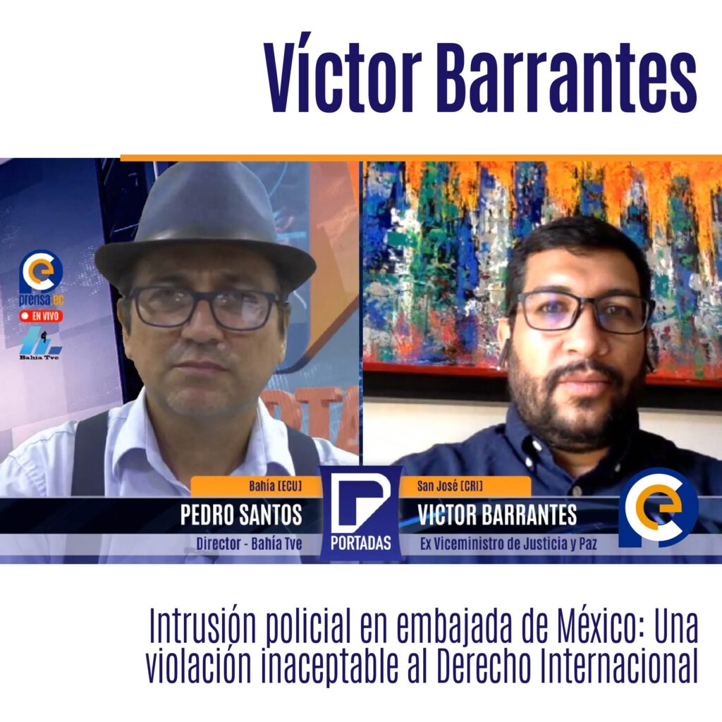 Victor Barrantes, Ex Ministro de Justicia y Paz de Costa Rica