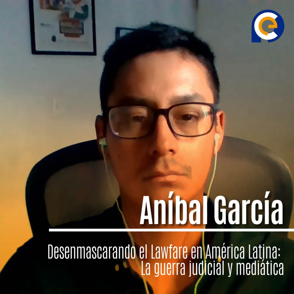 Aníbal García Fernández, investigador del Observatorio Lawfare