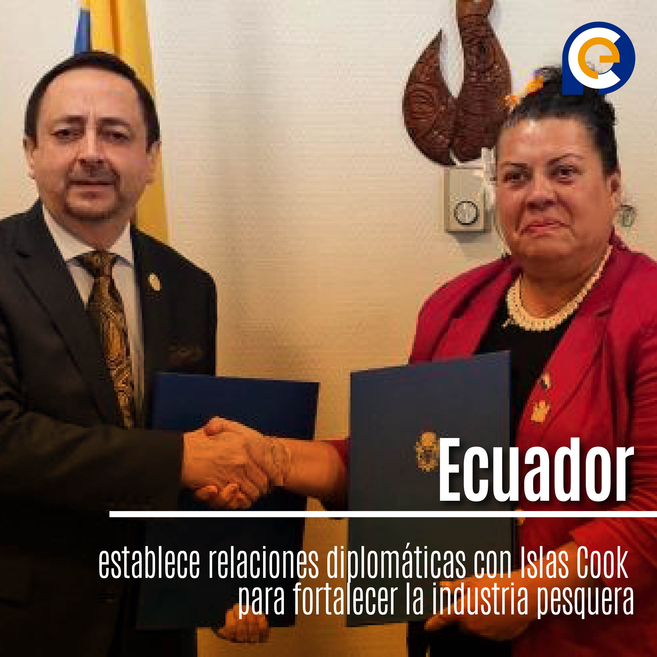 Ecuador establece relaciones diplomáticas con Islas Cook