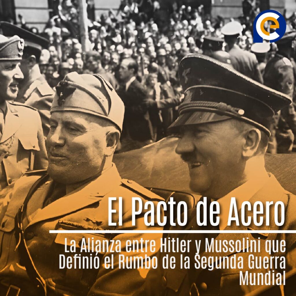 El Pacto de Acero: La Alianza entre Hitler y Mussolini que Definió el Rumbo de la Segunda Guerra Mundial