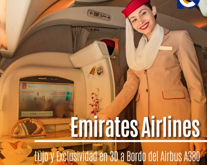 Emirates Airlines: Lujo y Exclusividad en 3D a Bordo del Airbus A380