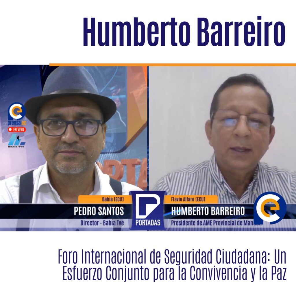 Humberto Barreiro, Presidente de AME Provincial de Manabí