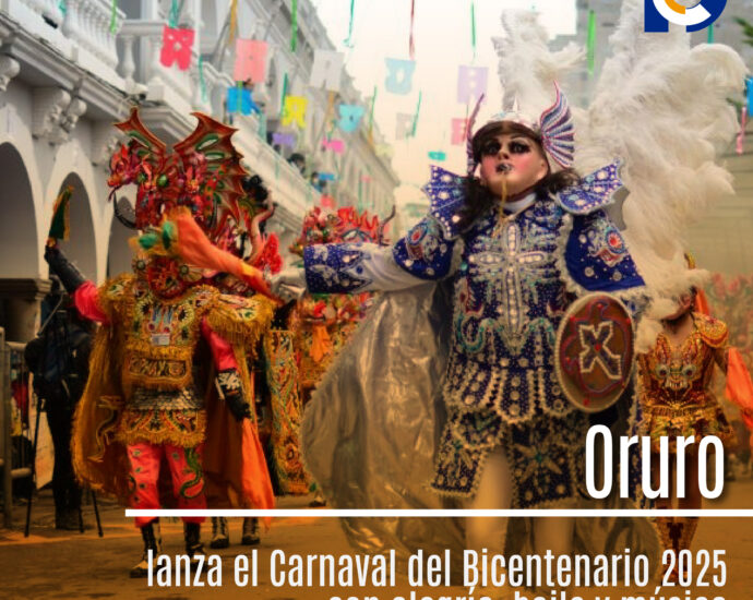 Oruro lanza el Carnaval del Bicentenario 2025 con alegría, baile y música