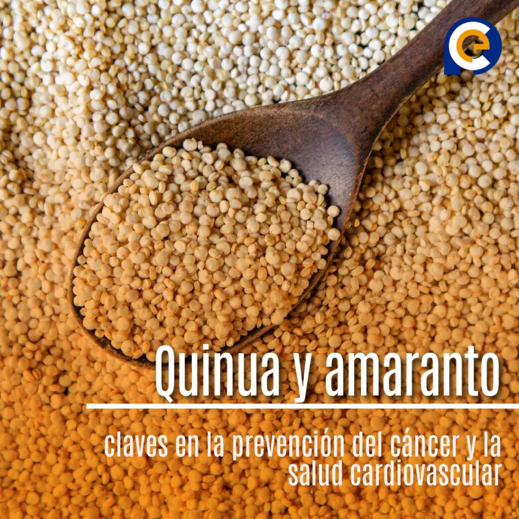 Quinua y amaranto: claves en la prevención del cáncer y la salud cardiovascular