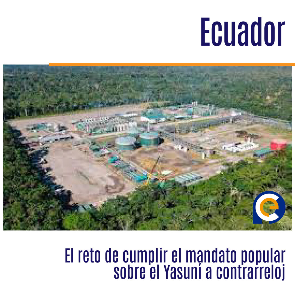 mandato popular sobre el Yasuní