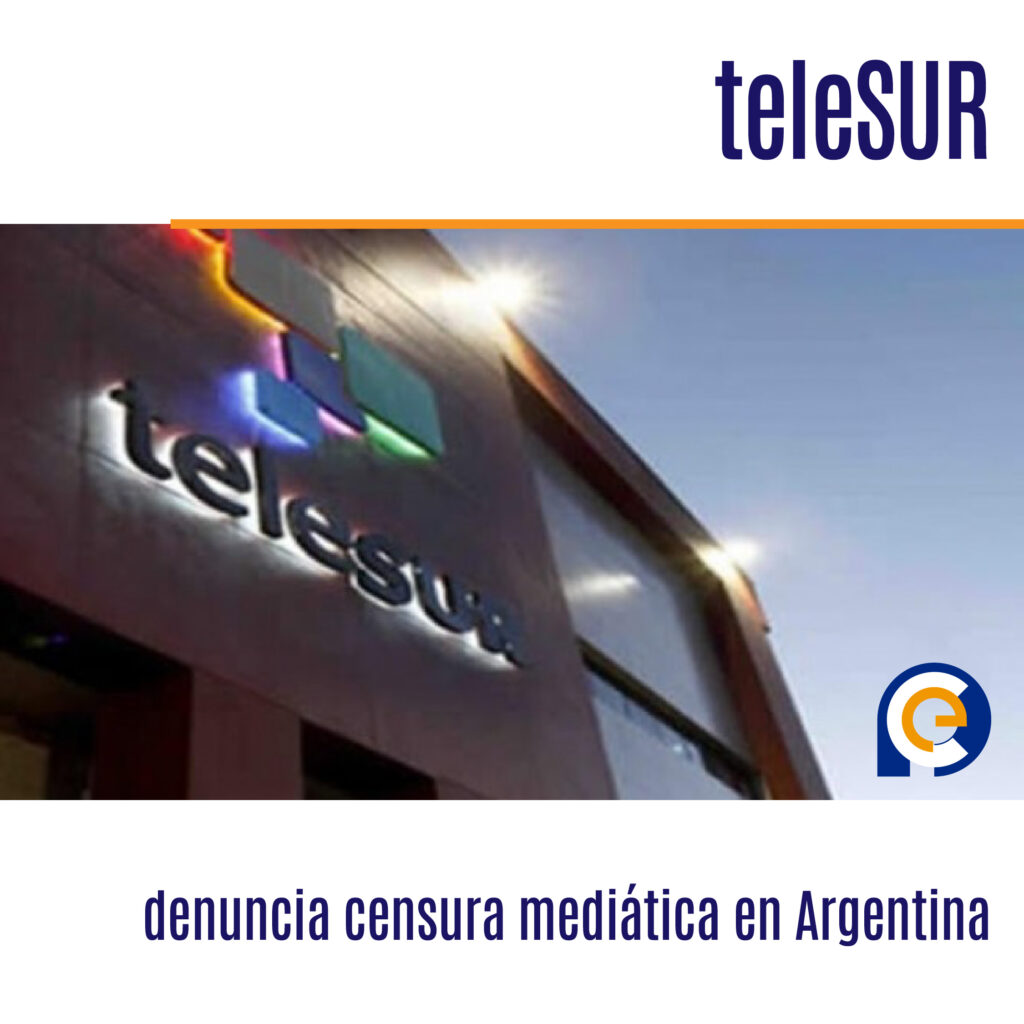 teleSUR denuncia censura mediática en Argentina
