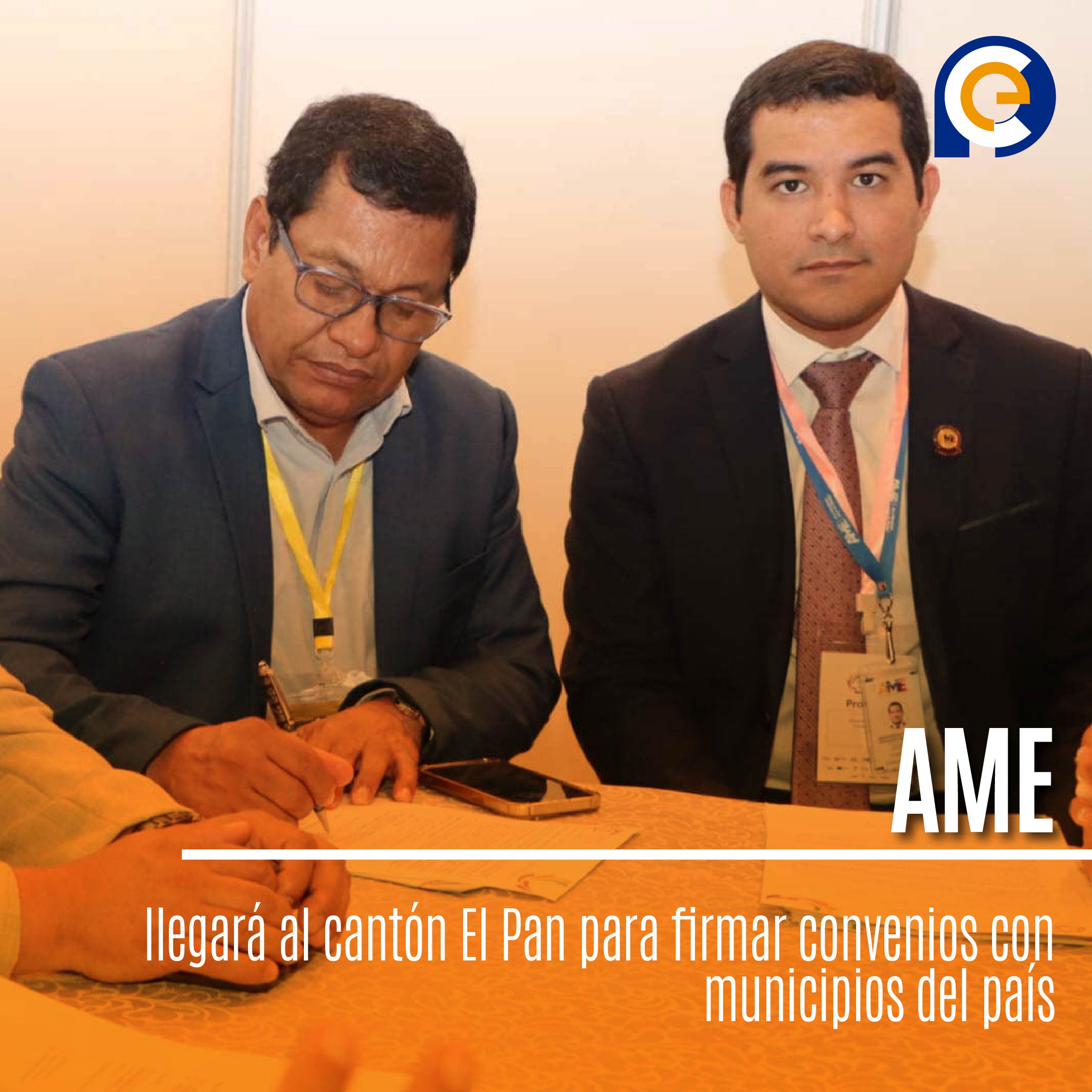 AME llegará al cantón El Pan