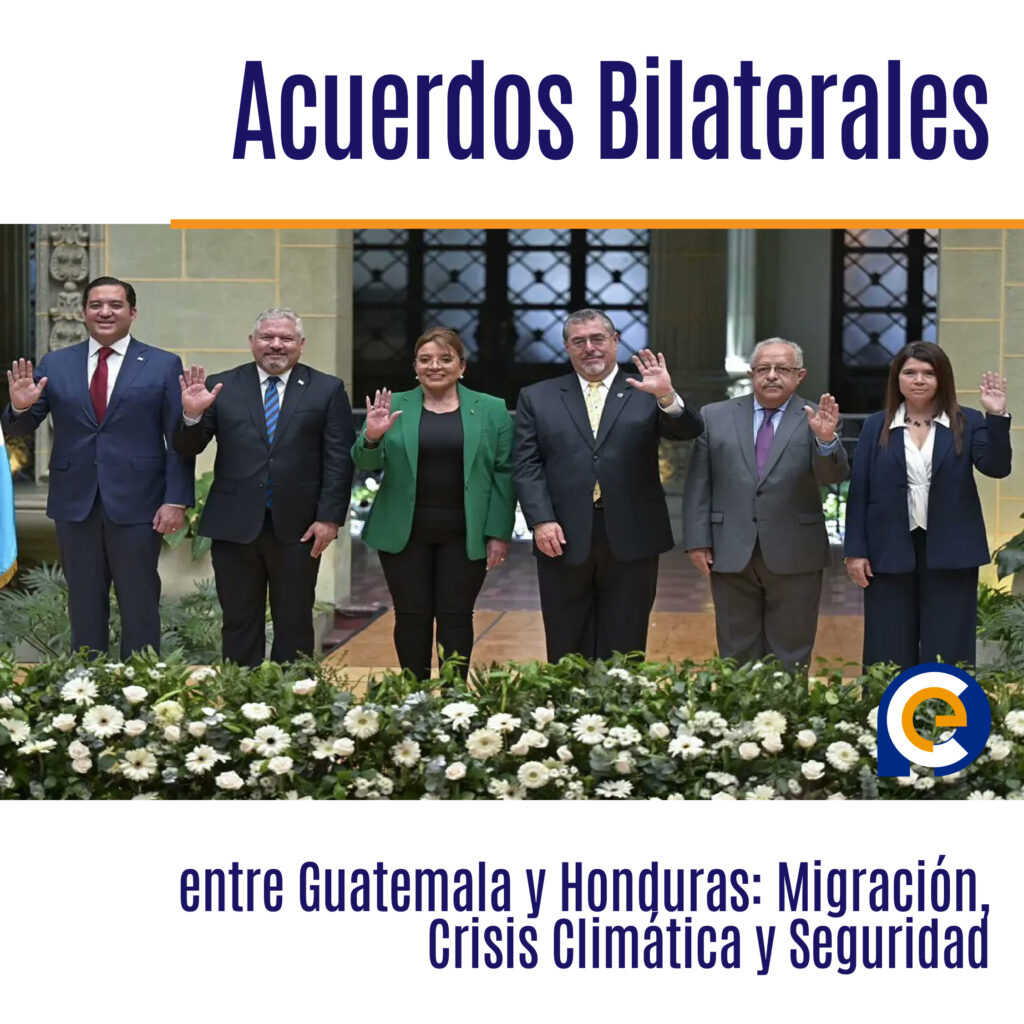 presidente de Guatemala, Bernardo Arévalo, y su homóloga hondureña, Xiomara Castro