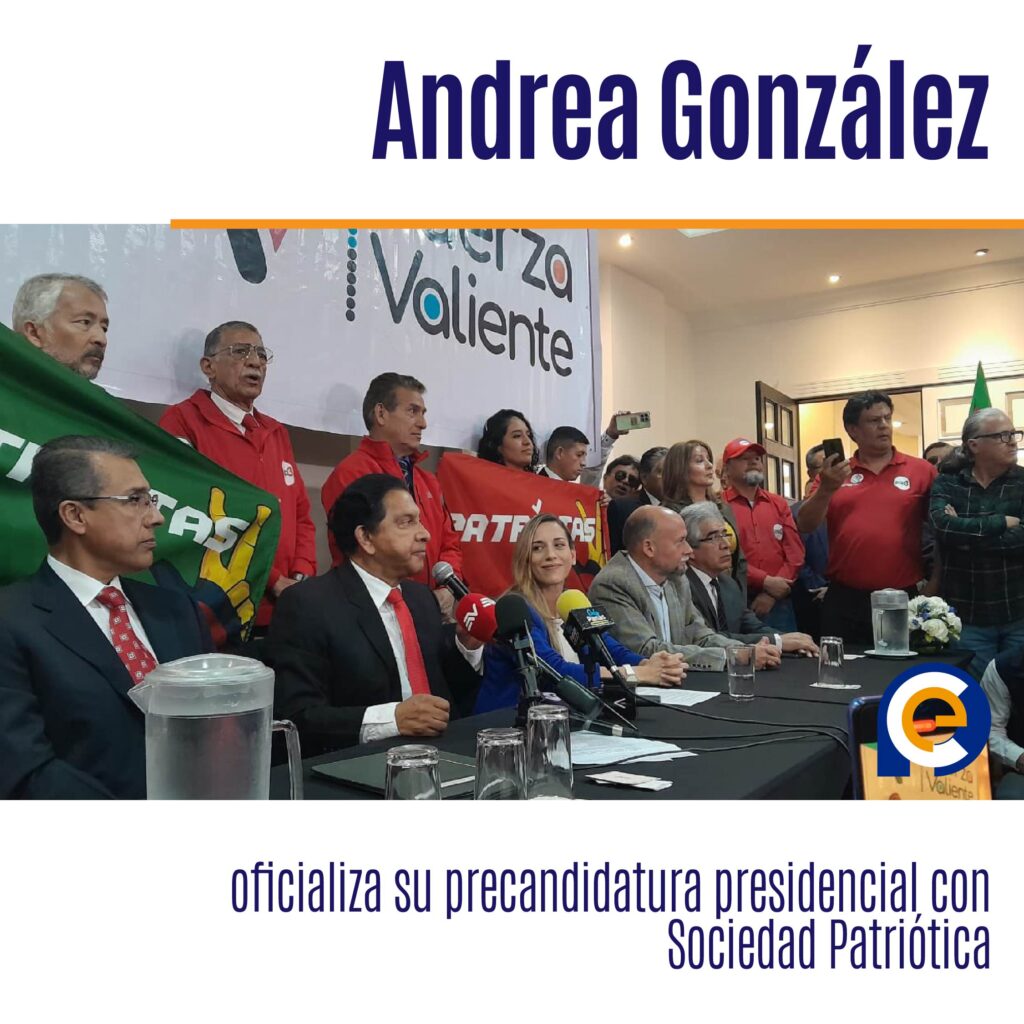 Andrea González oficializa su precandidatura presidencial con Sociedad ...