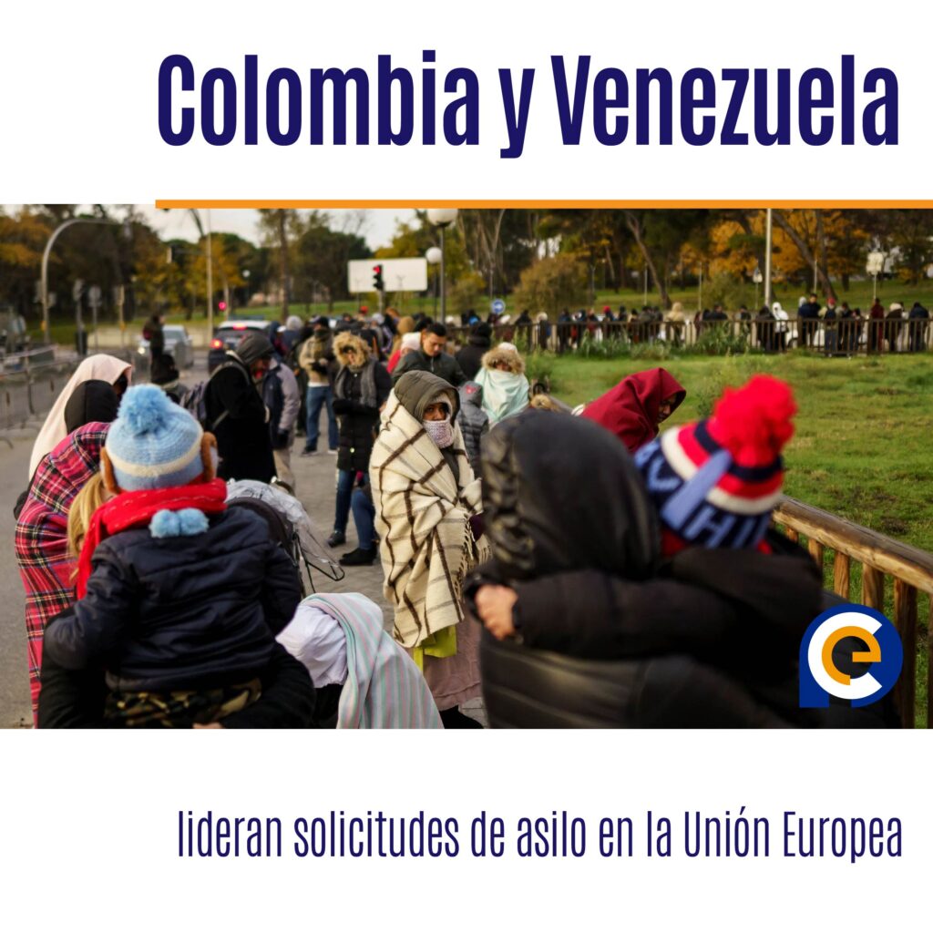 Colombia y Venezuela lideran solicitudes de asilo en la Unión Europea