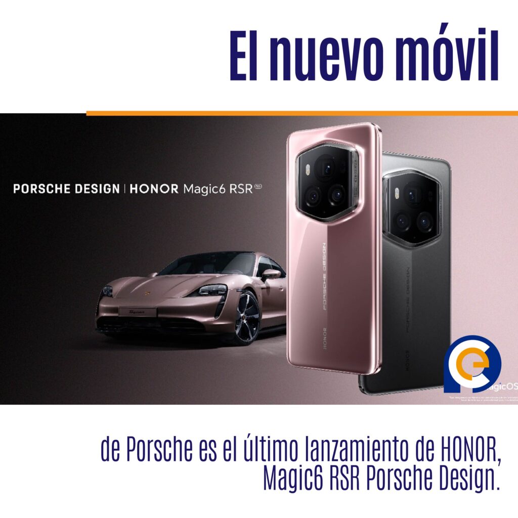 El nuevo móvil de Porsche es el último lanzamiento de HONOR, Magic6 RSR Porsche Design.