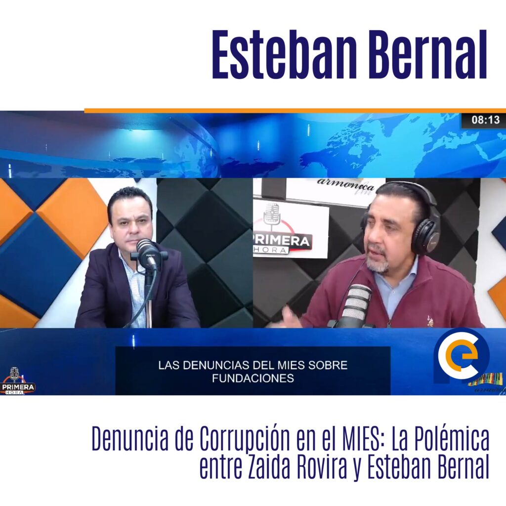 Esteban Bernal, ex Ministro del MIES