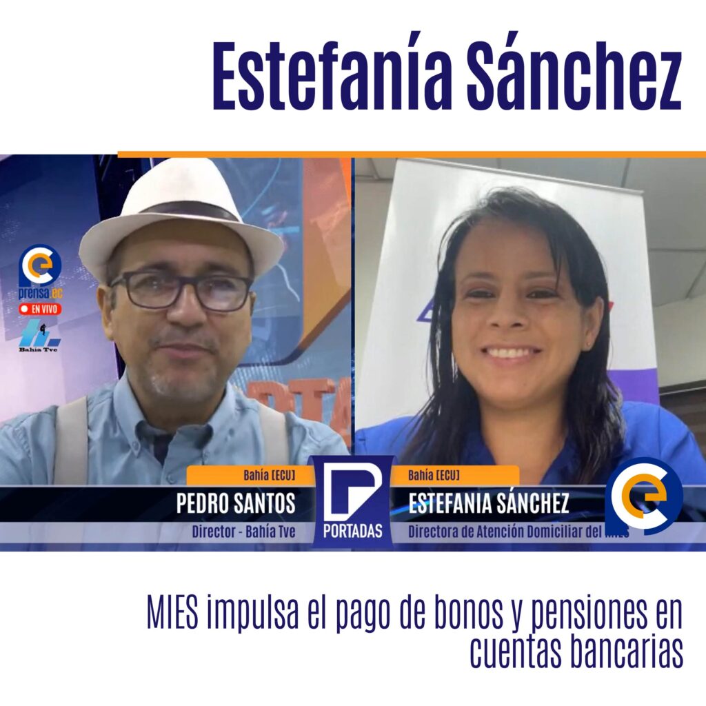 Estefanía Sánchez, Directora de Atención Domiciliar del MIES