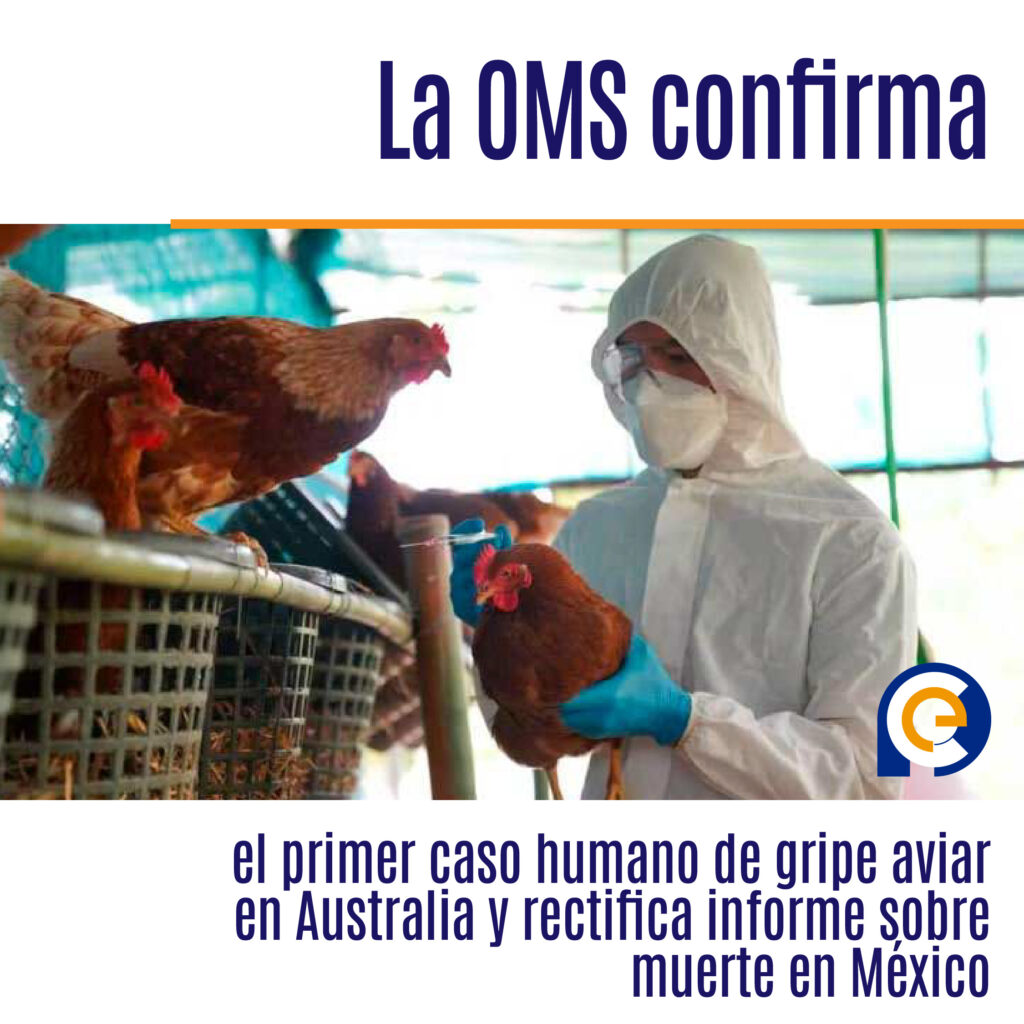La OMS confirma el primer caso humano de gripe aviar en Australia