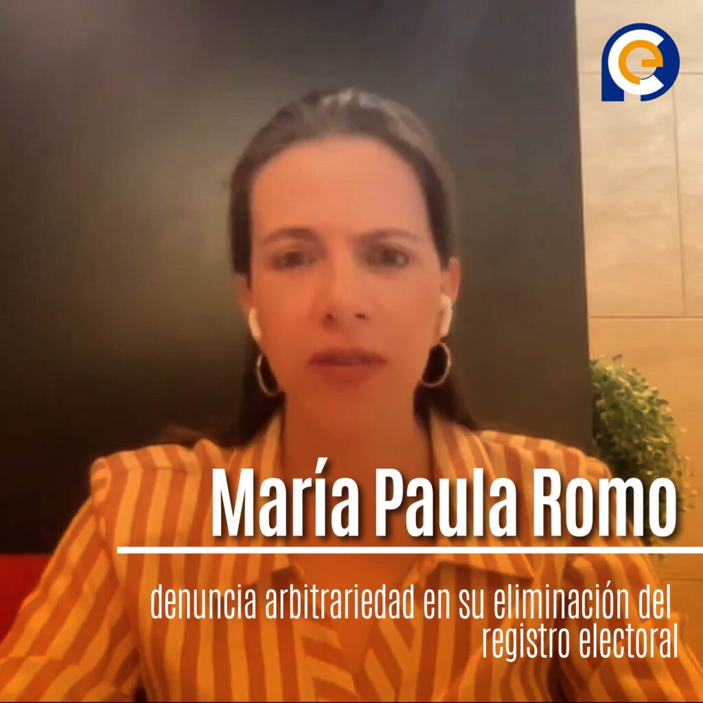 María Paula Romo, líder del movimiento político Construye