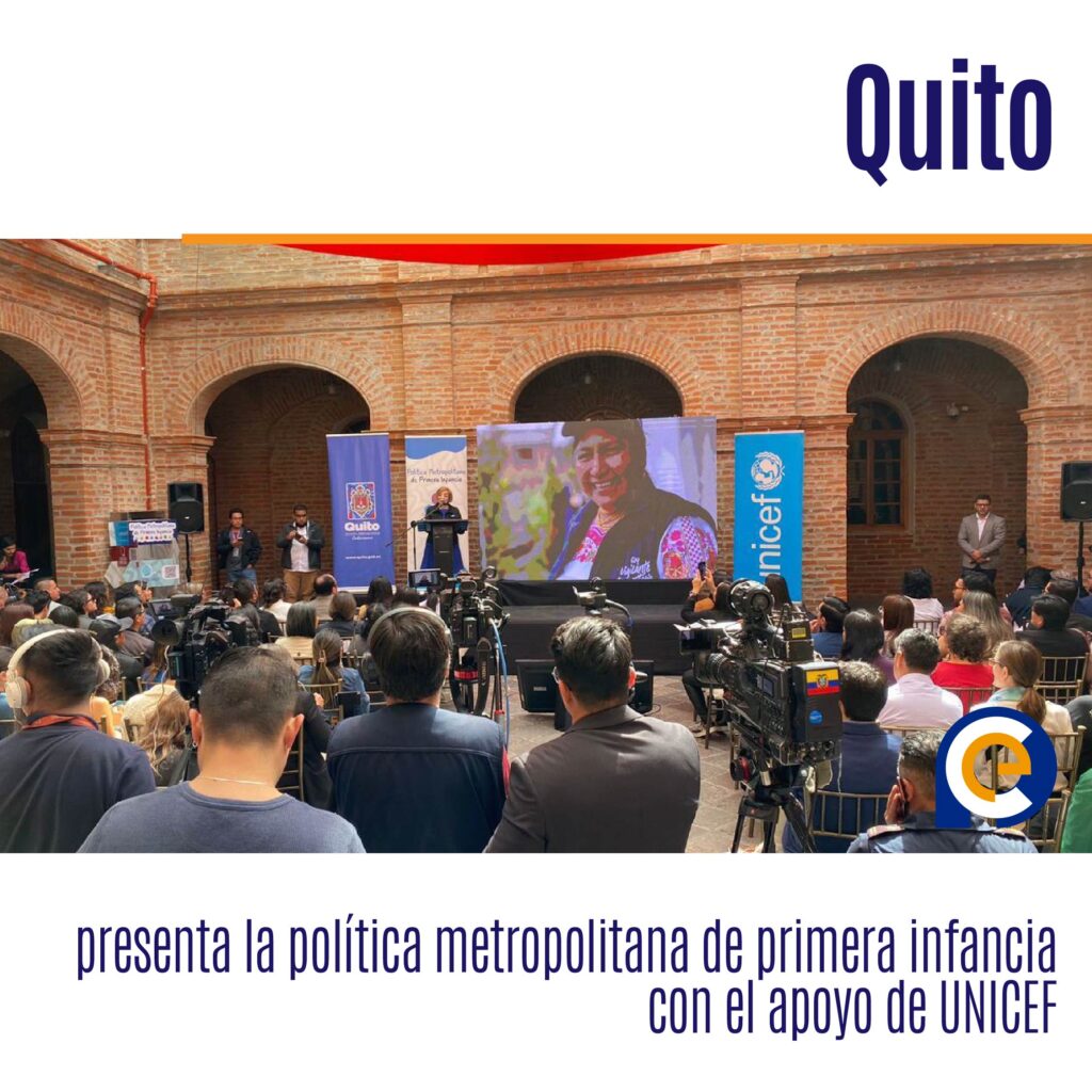 Quito presenta la política metropolitana de primera infancia con el apoyo de UNICEF