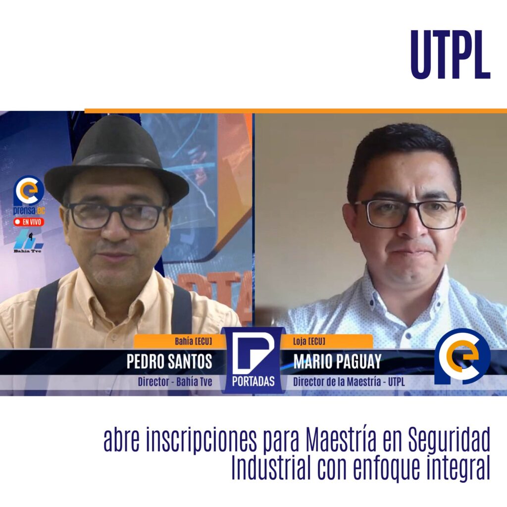 Mario Paguay, Director de la Maestría - UTPL