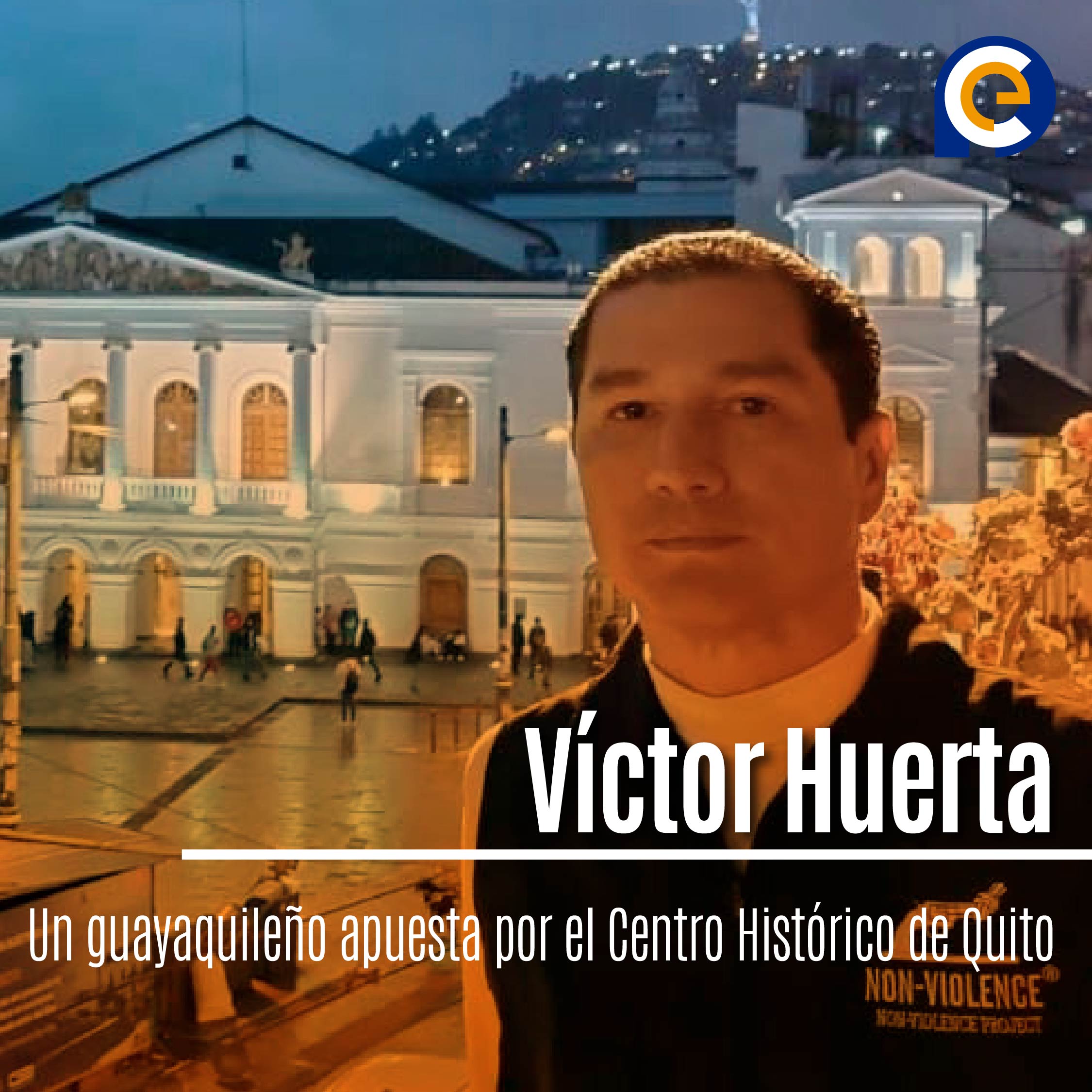 Country Manager de la Fundación en Ecuador, Víctor Huerta Jouvin