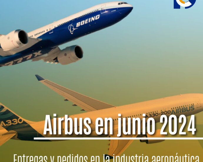 Airbus en junio 2024: Entregas y pedidos en la industria aeronáutica