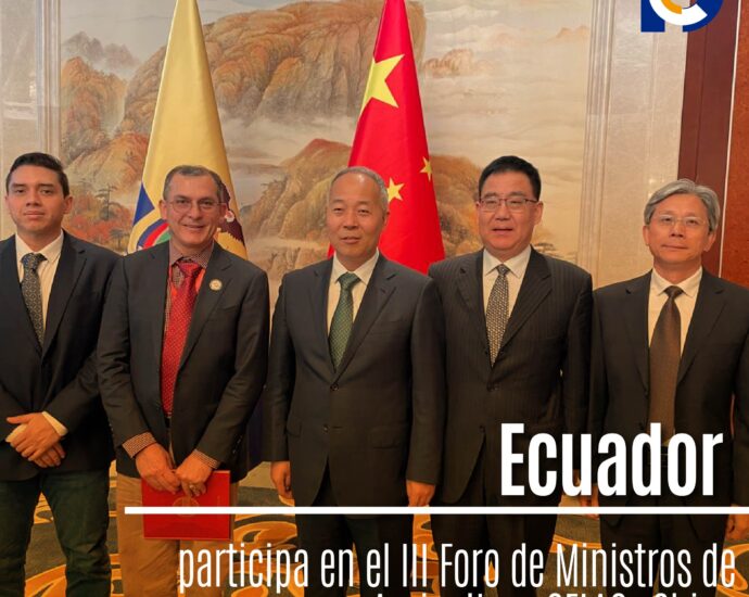 Ecuador participa en el III Foro de Ministros de Agricultura CELAC- China