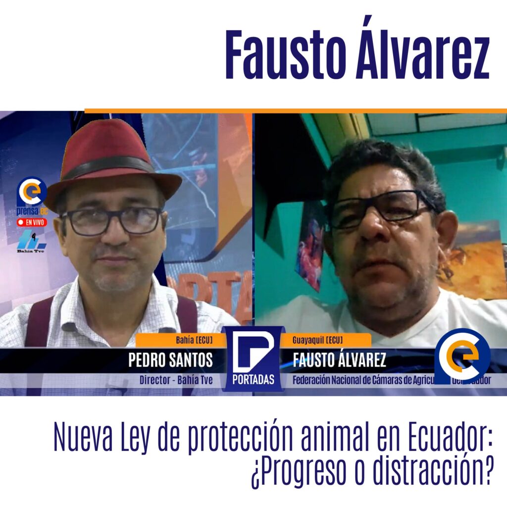 Fausto Álvarez, presidente de la Federación Nacional de Cámaras de Agricultura del Ecuador,