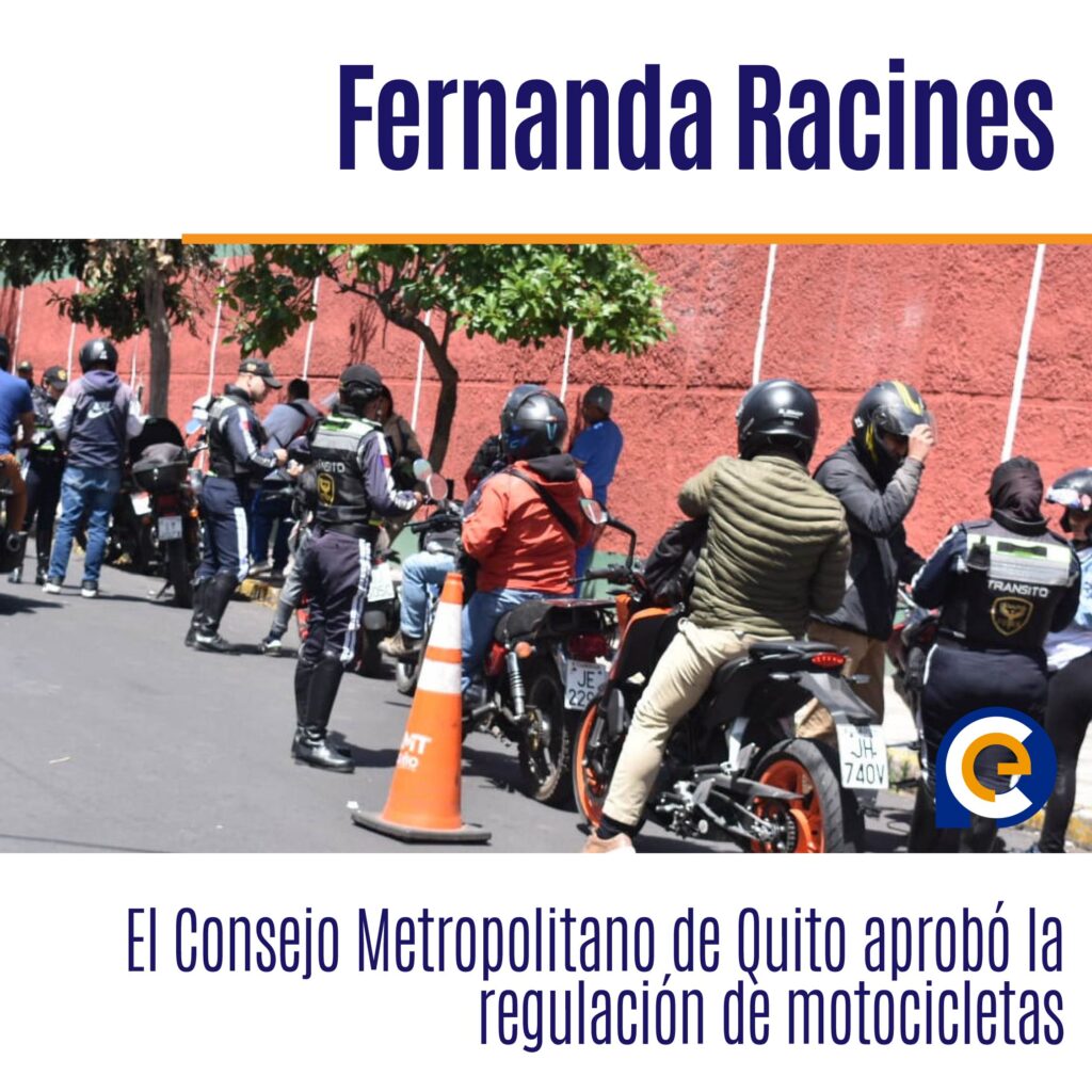 Fernanda Racines, vicealcaldesa de Quito,