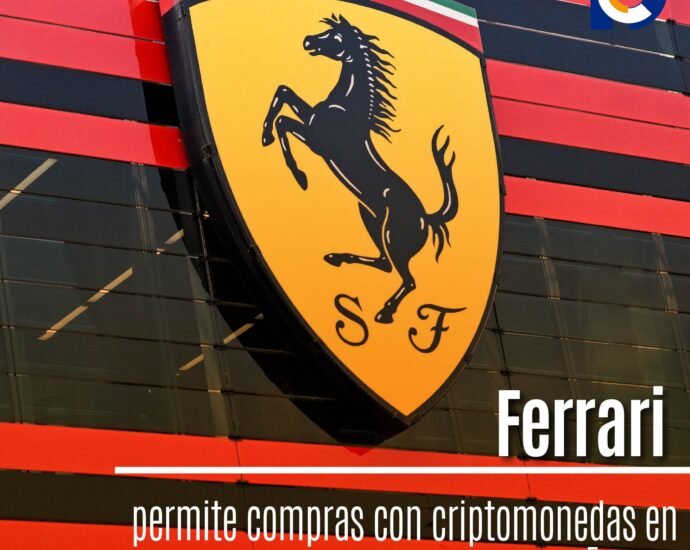 Ferrari permite compras con criptomonedas en Europa