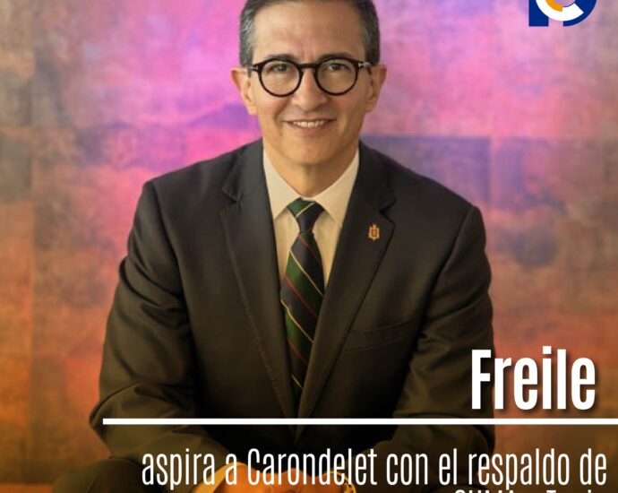 Freile aspira a Carondelet con el respaldo de SUMA y Topic