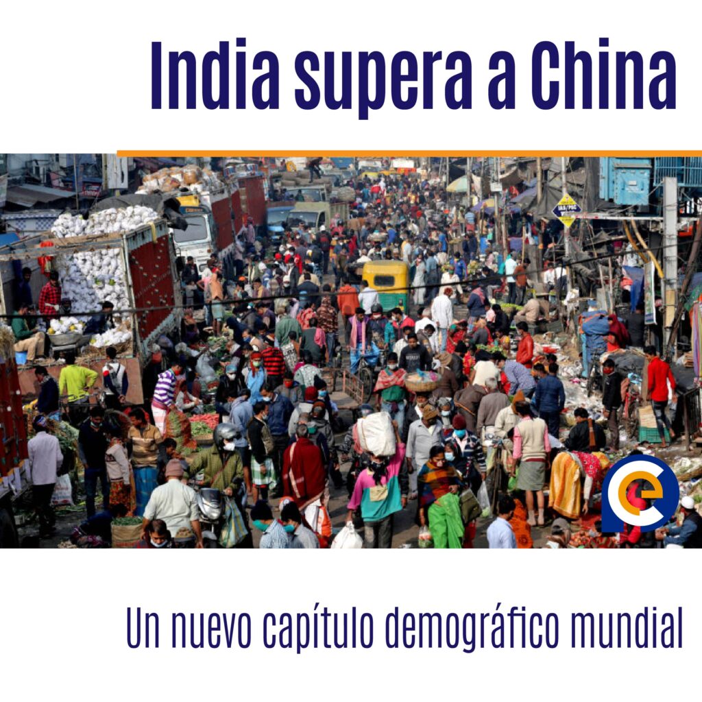 India supera a China: Un nuevo capítulo demográfico mundial