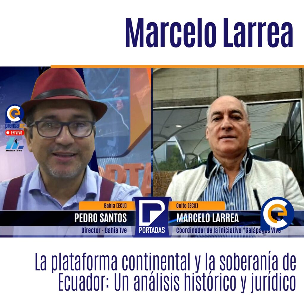 Marcelo Larrea, coordinador de la iniciativa "Galápagos Vive"