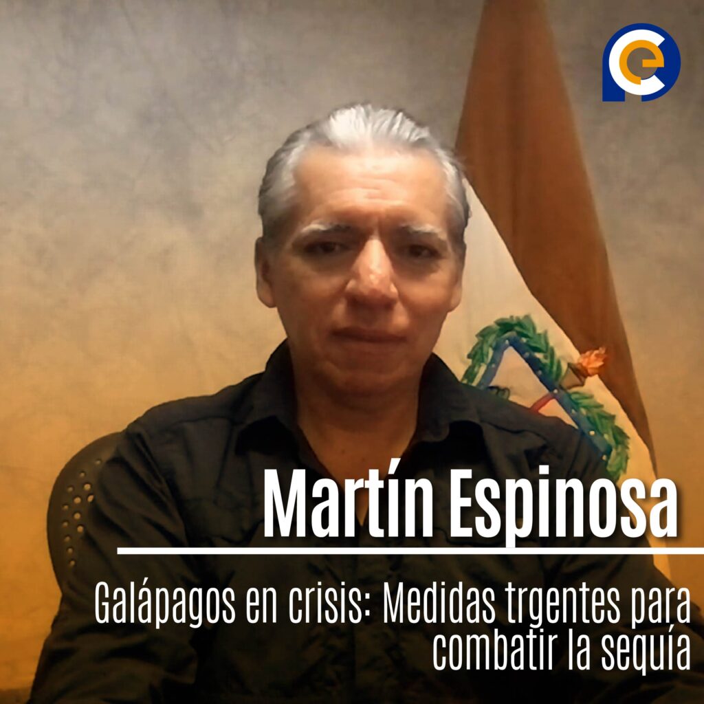 Martín Espinosa, Director distrital de Galápagos