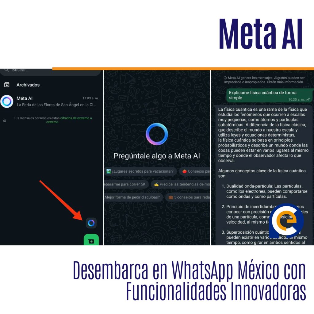 Meta AI Desembarca en WhatsApp México con Funcionalidades Innovadoras