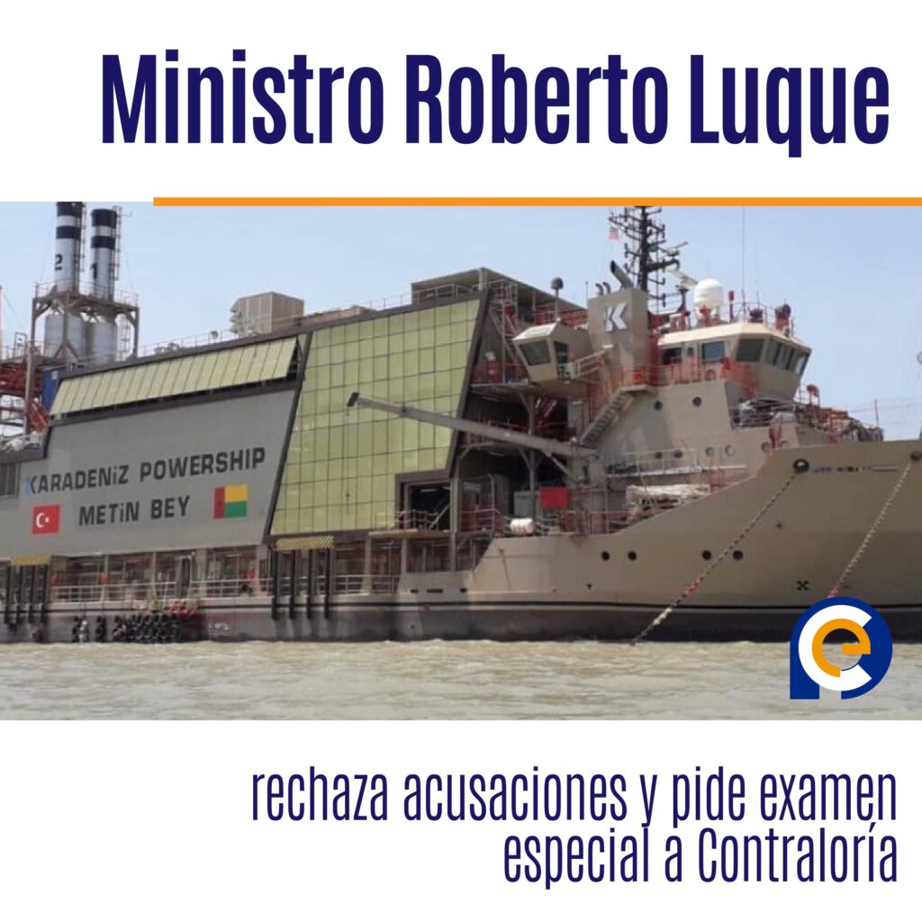Ministro Roberto Luque rechaza acusaciones y pide examen especial a Contraloría