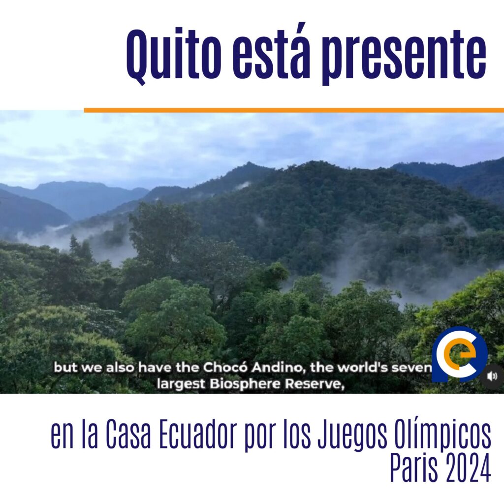 Quito está presente en la Casa Ecuador por los Juegos Olímpicos Paris 2024