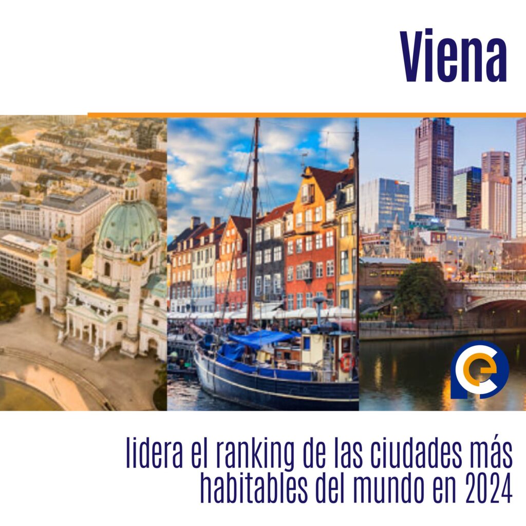 Viena lidera el ranking de las ciudades más habitables del mundo en 2024