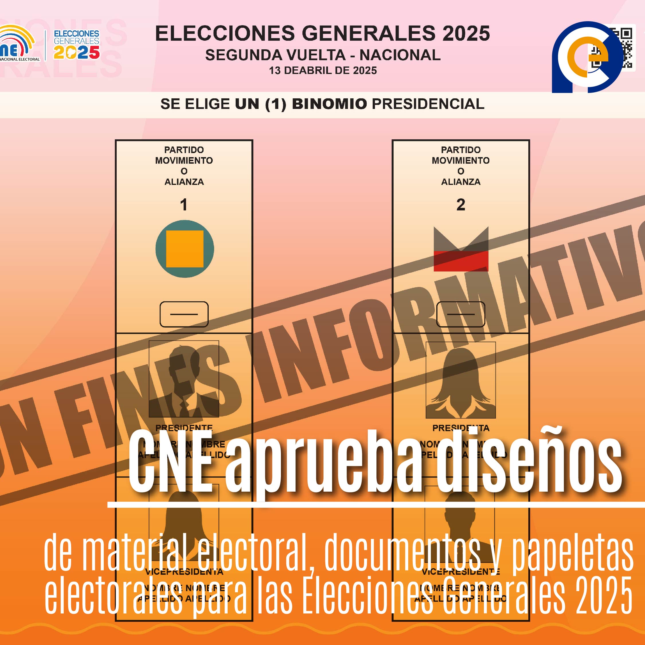 Elecciones2025, #CNE #SeguridadElectoral,