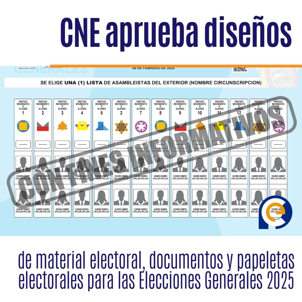 Elecciones2025, #CNE #SeguridadElectoral,