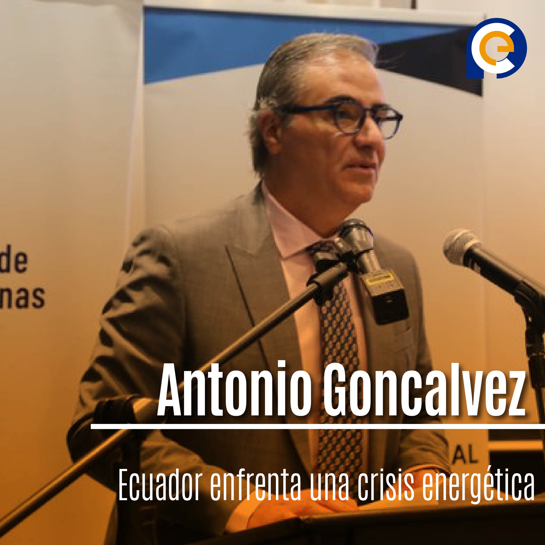 El Ministro de Energía y Minas, Antonio Goncalvez,