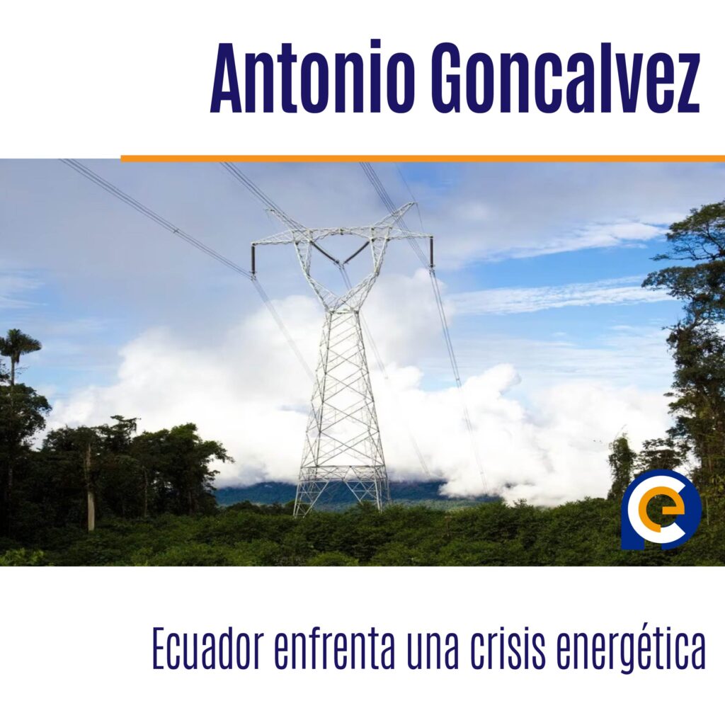El Ministro de Energía y Minas, Antonio Goncalvez,