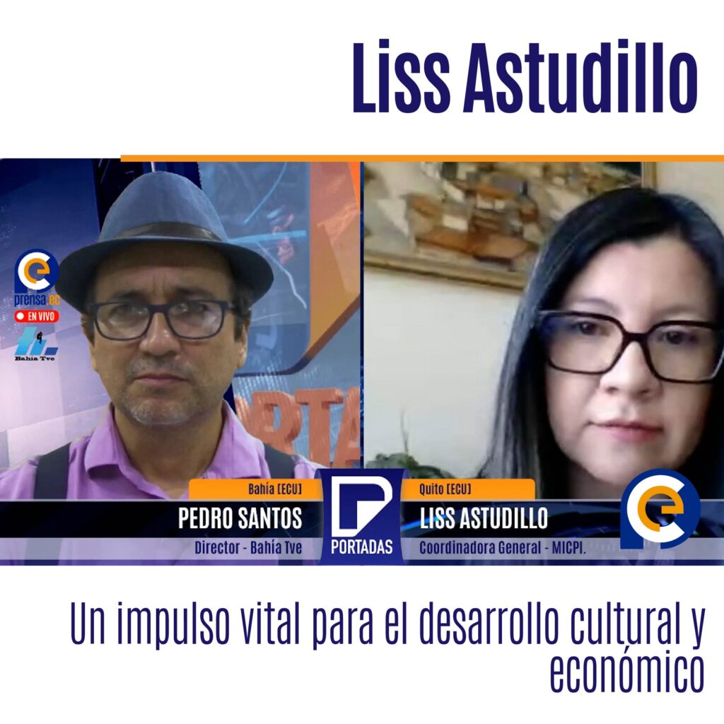 Liss Astudillo, Coordinadora General del Mercado de Industrias Culturales de Pichincha