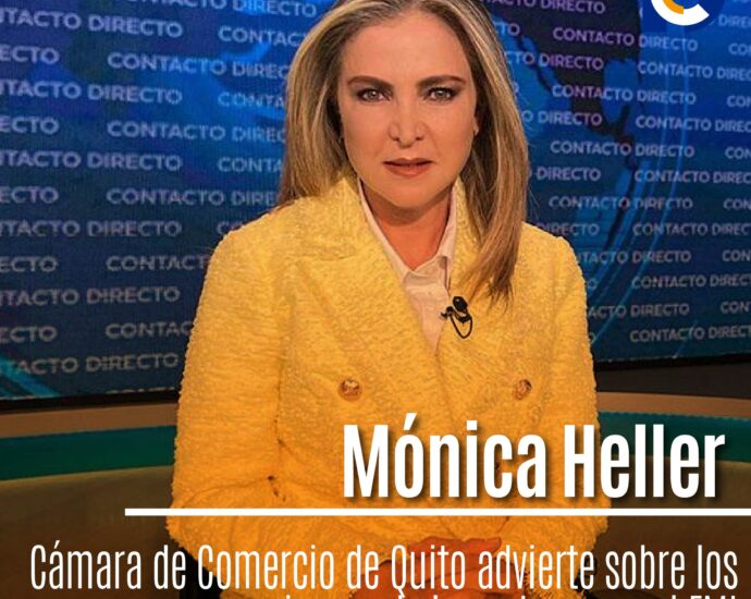 Mónica Heller, presidenta de la Cámara de Comercio de Quito