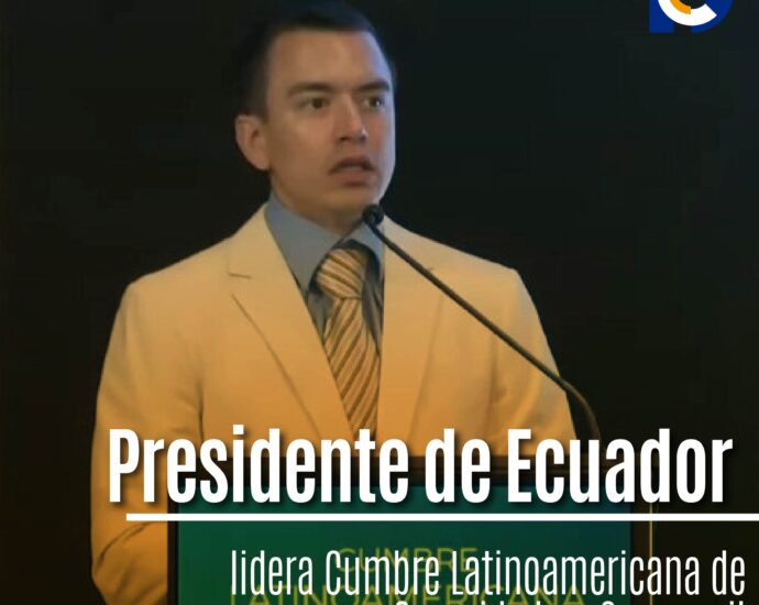 Presidente de Ecuador lidera Cumbre Latinoamericana de Seguridad en Guayaquil