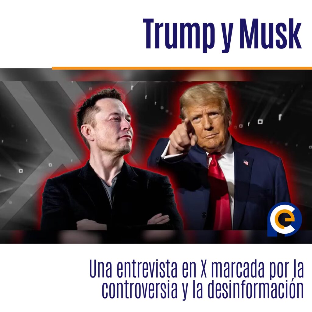 Trump y Musk: Una entrevista en X marcada por la controversia y la desinformación