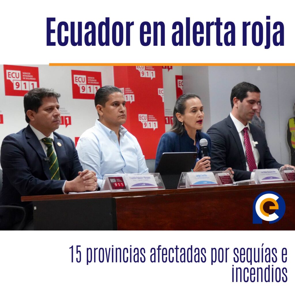 Ecuador en alerta roja: 15 provincias afectadas por sequías e incendios