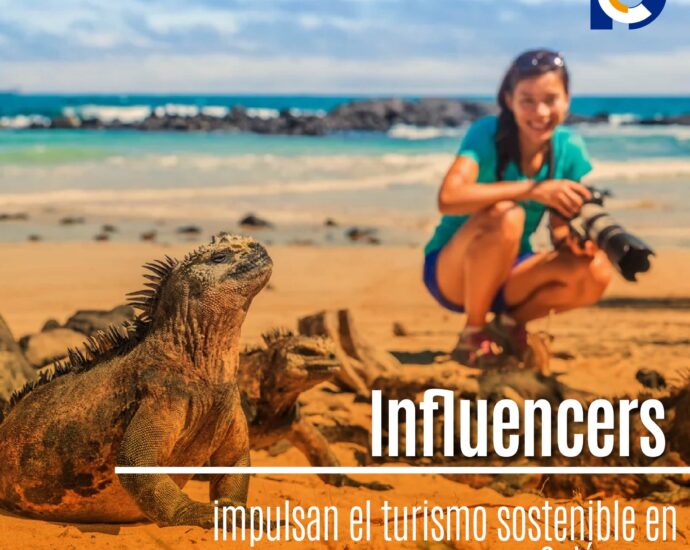 Influencers impulsan el turismo sostenible en Galápagos