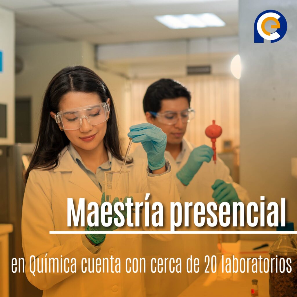 Maestría presencial en Química cuenta con cerca de 20 laboratorios