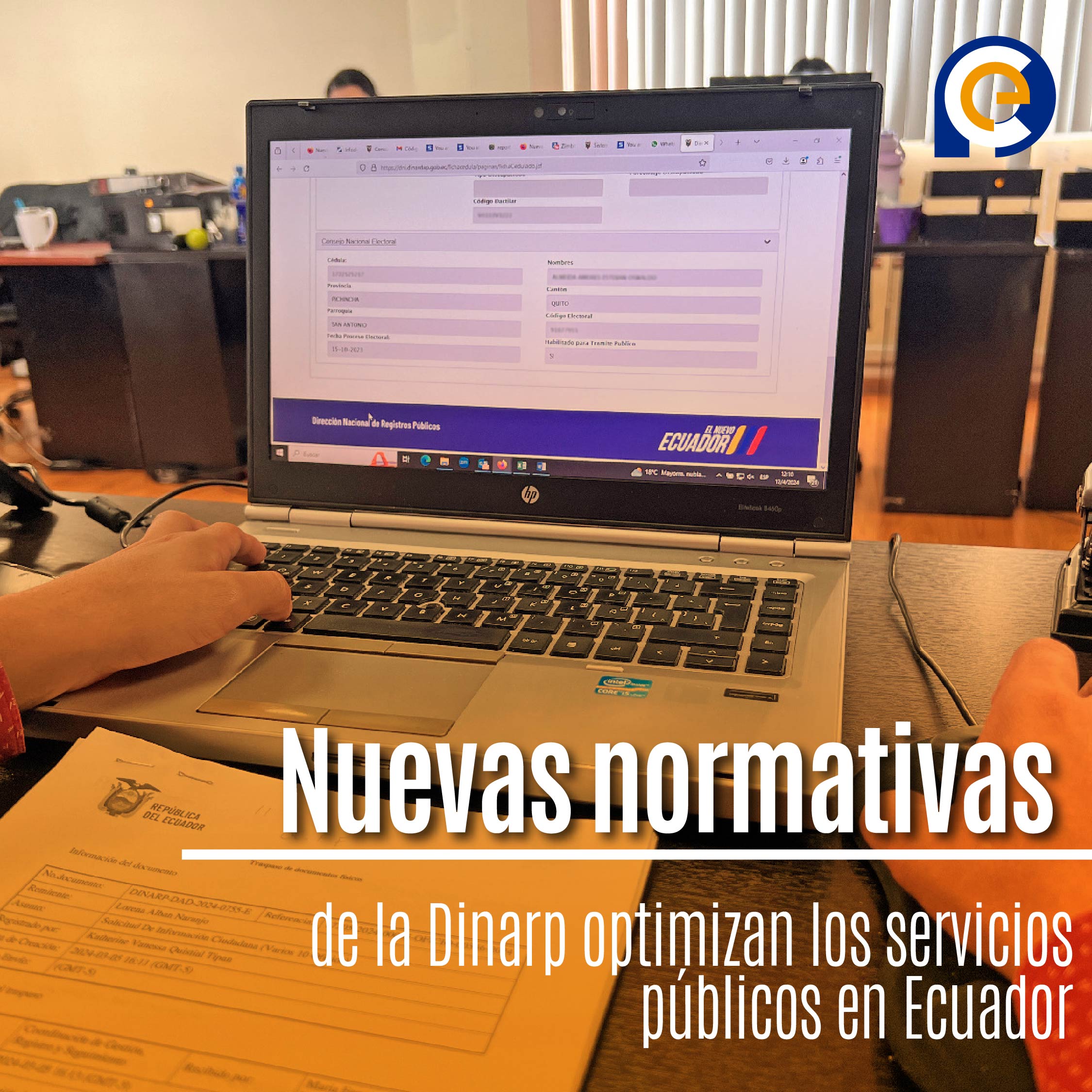 Nuevas normativas de la Dinarp optimizan los servicios públicos en Ecuador