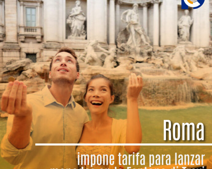 Roma impone tarifa para lanzar monedas en la Fontana di Trevi