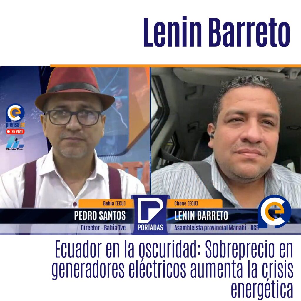 asambleísta Lenin Barreto, de la provincia de Manabí