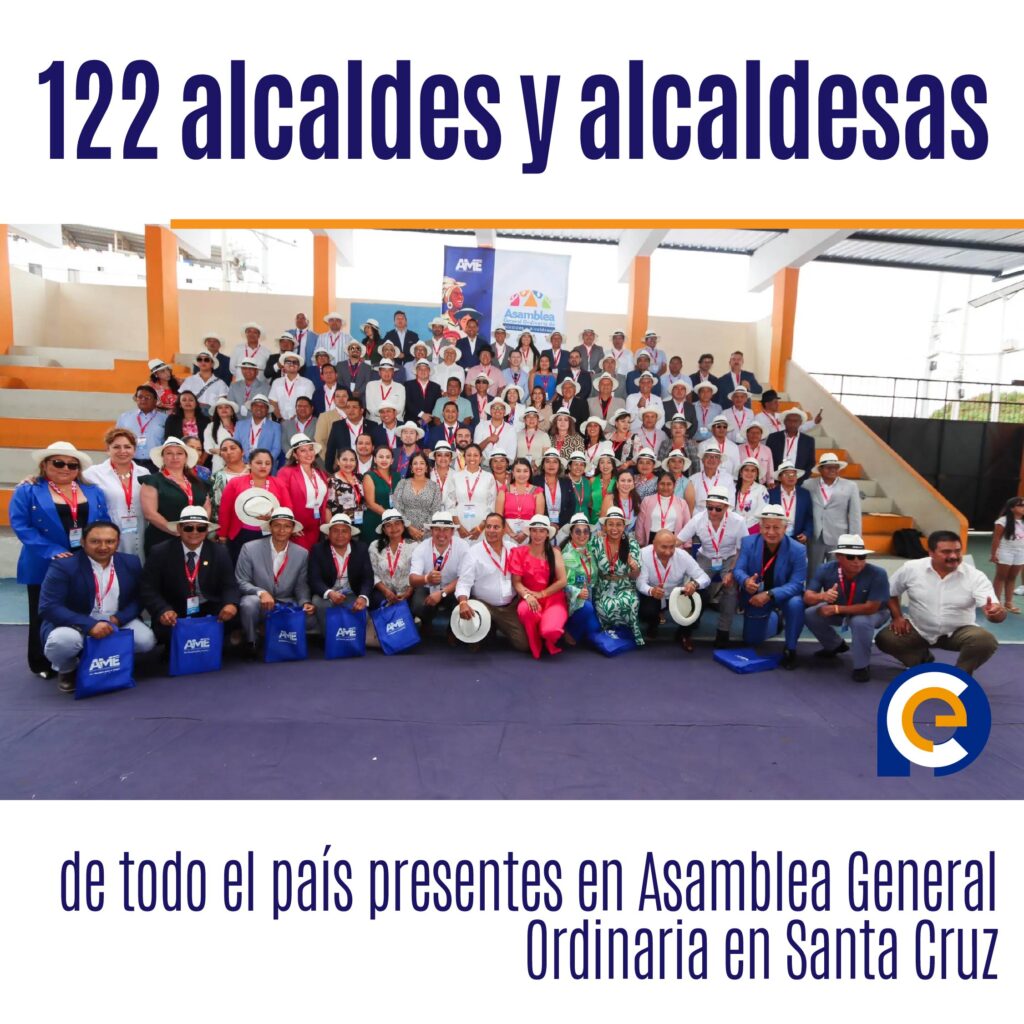 122 alcaldes y alcaldesas de todo el país presentes en Asamblea General Ordinaria en Santa Cruz